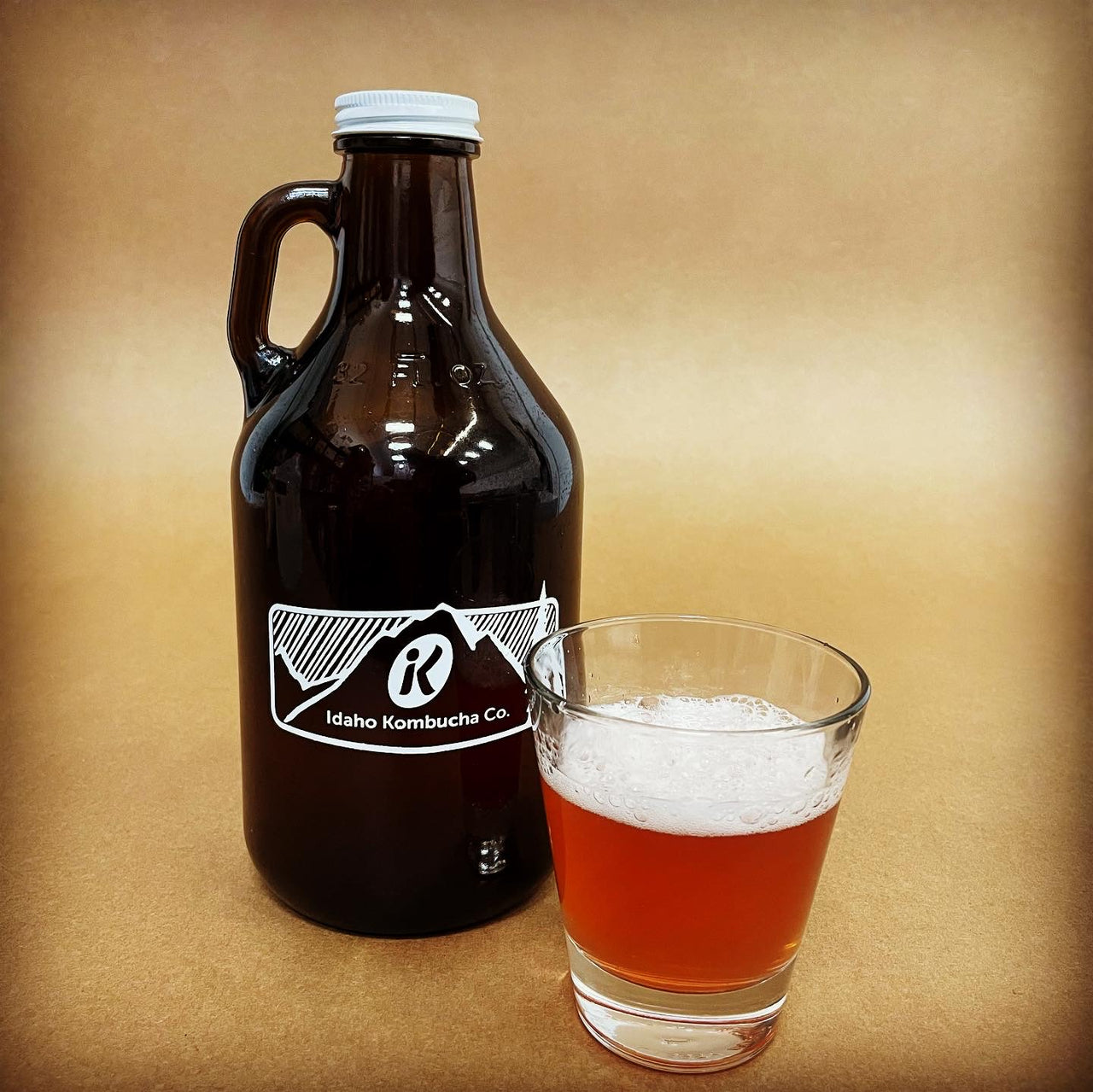 32 oz Growler + Glass